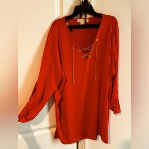 Red / Coral Michael Kors Blouse